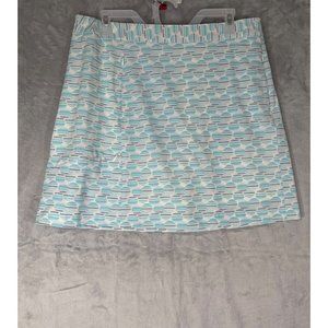Greg Norman women's size 12 skort 3 zippers with adjustable waist